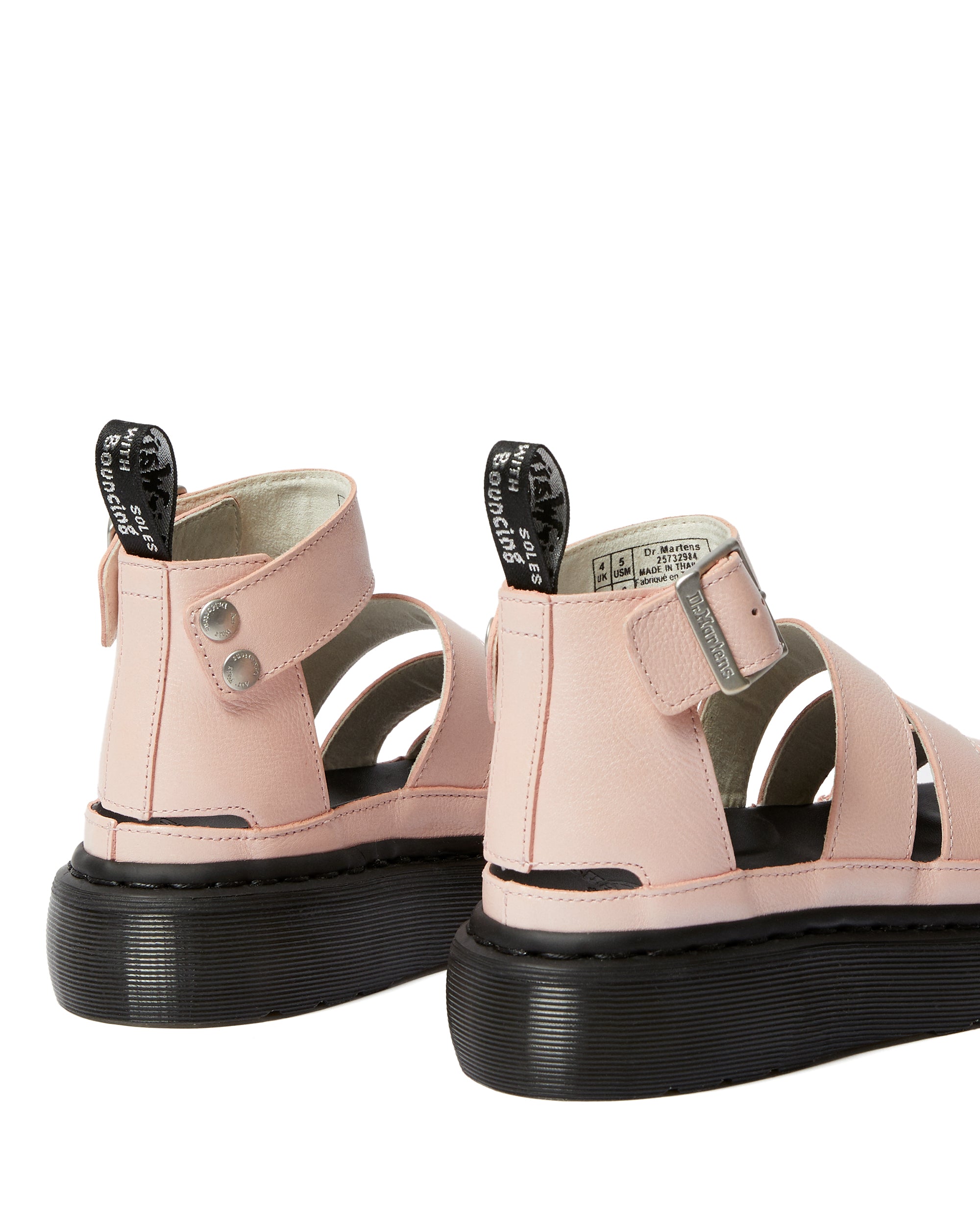 Clarissa ii quad hot sale platform sandals pink