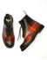 1460 mcmarten tartan leather ankle boots