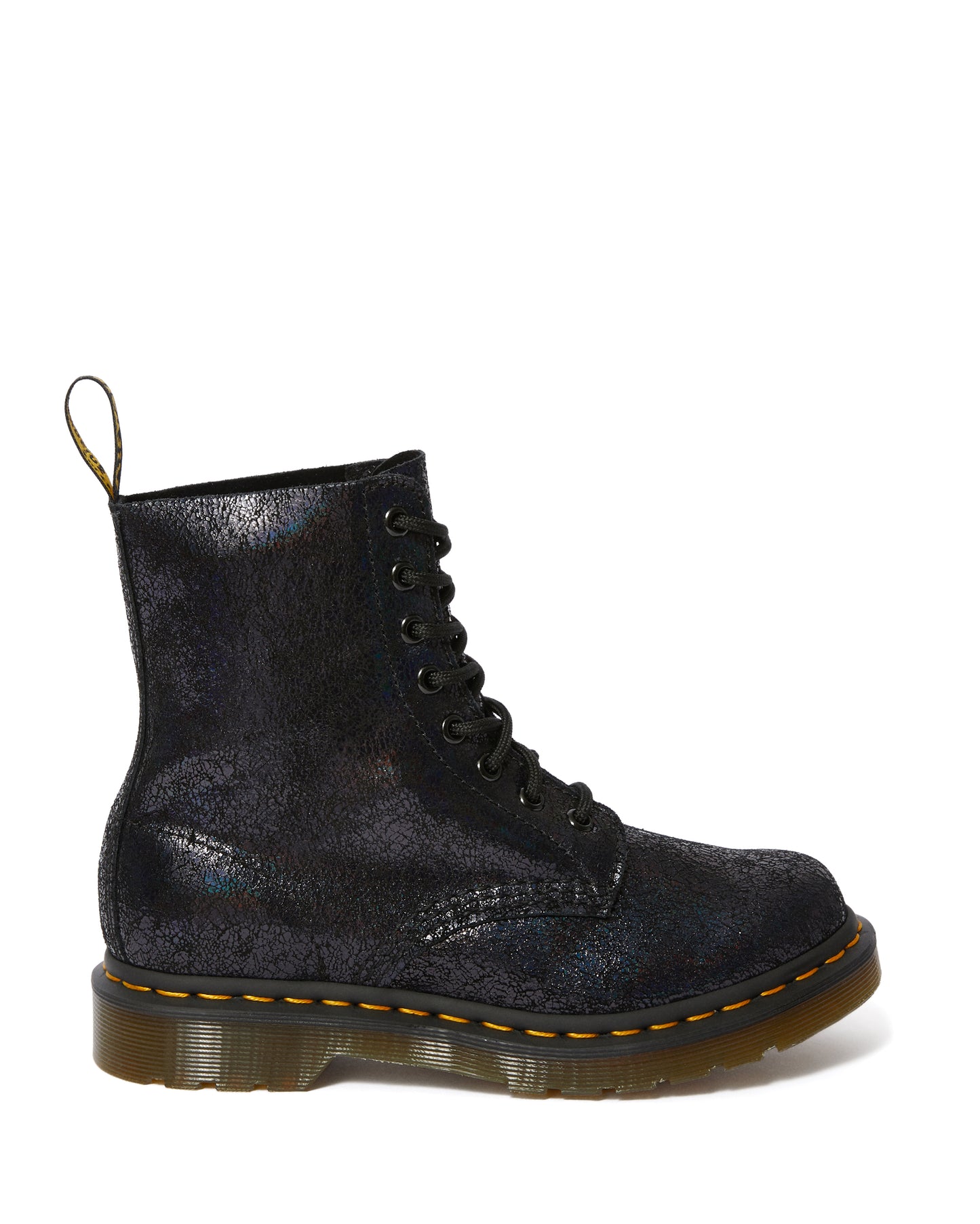 1460 PASCAL BLACK IRIDESCENT CRACKLE BOOT