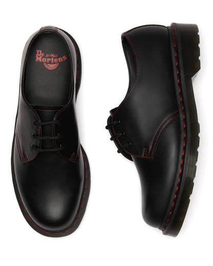 1461 RS BLACK SMOOTH OXFORD