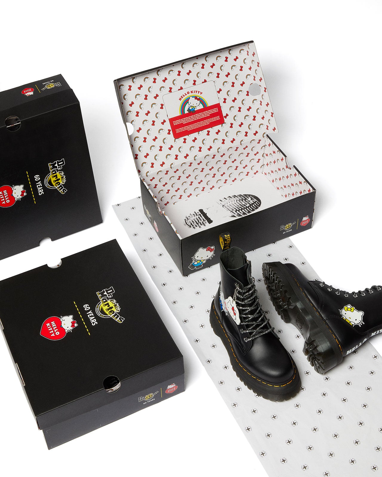 Hello kitty platform doc hot sale martens