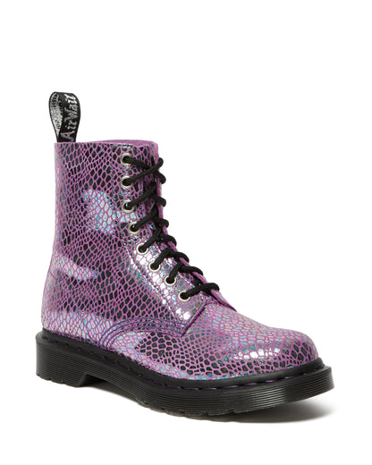 1460 PASCAL PURPLE SNAKE METALLIC SUEDE