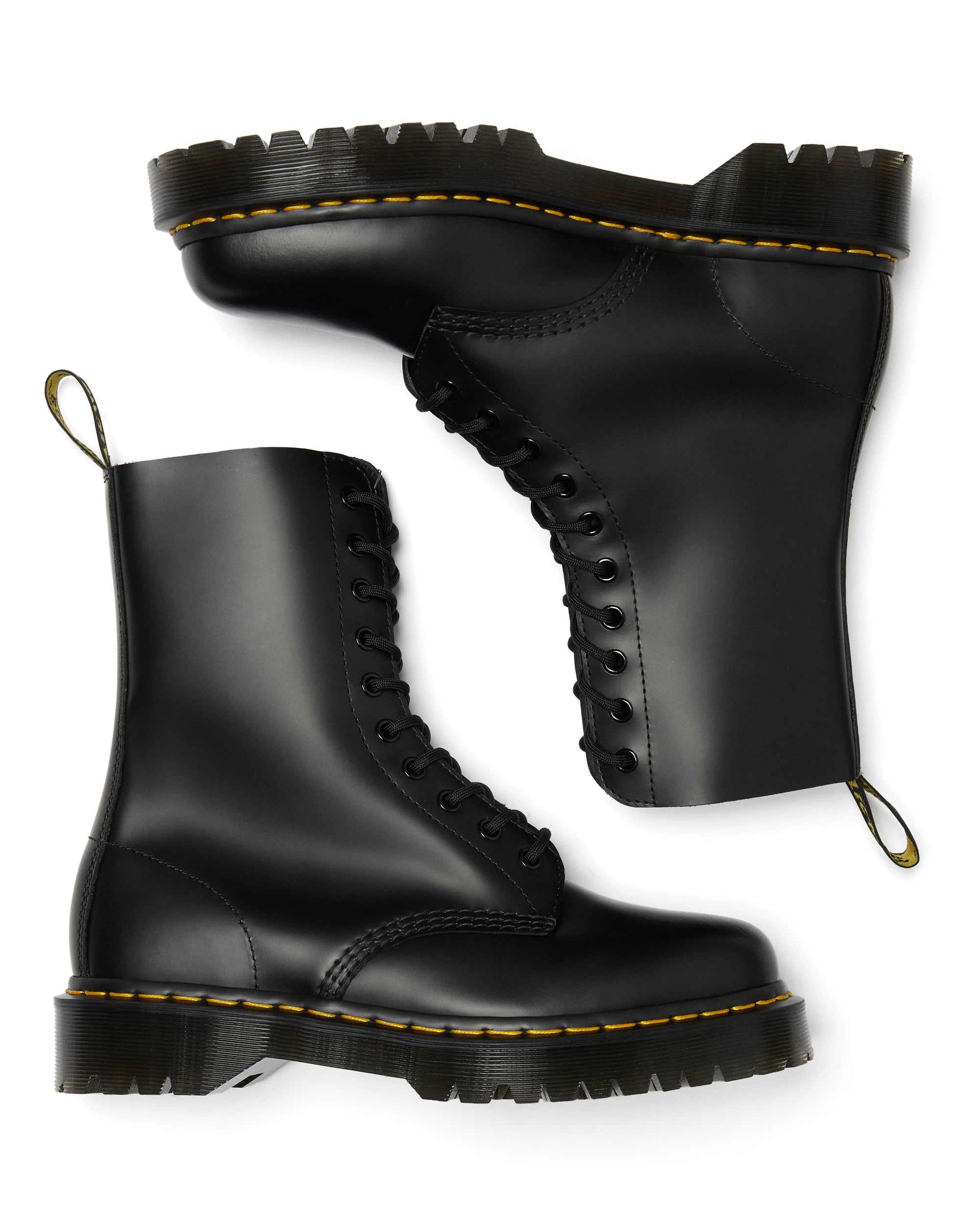 1490 Bex Black Smooth Boot