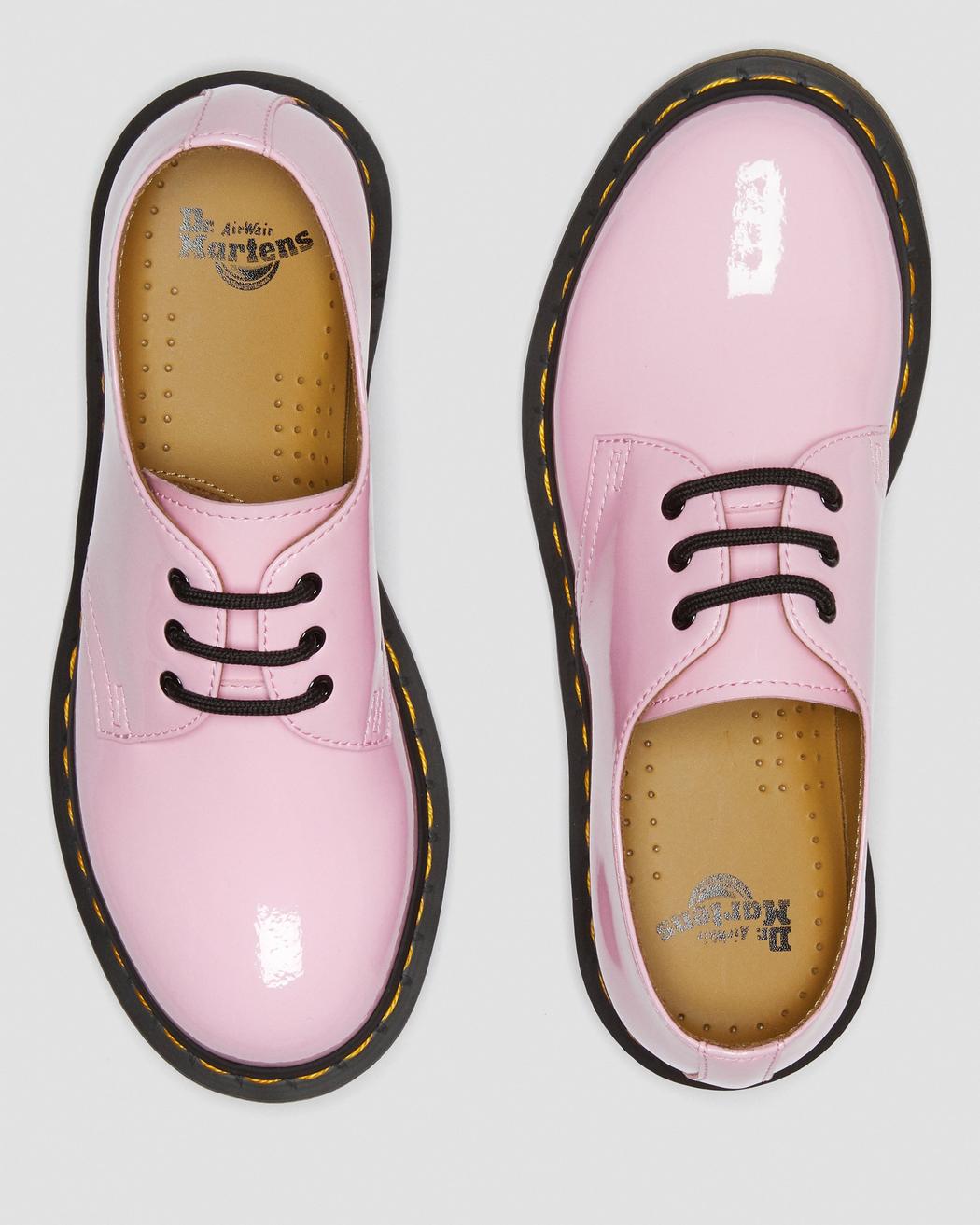 1461 Women's Patent Leather Oxford Shoes (pink)