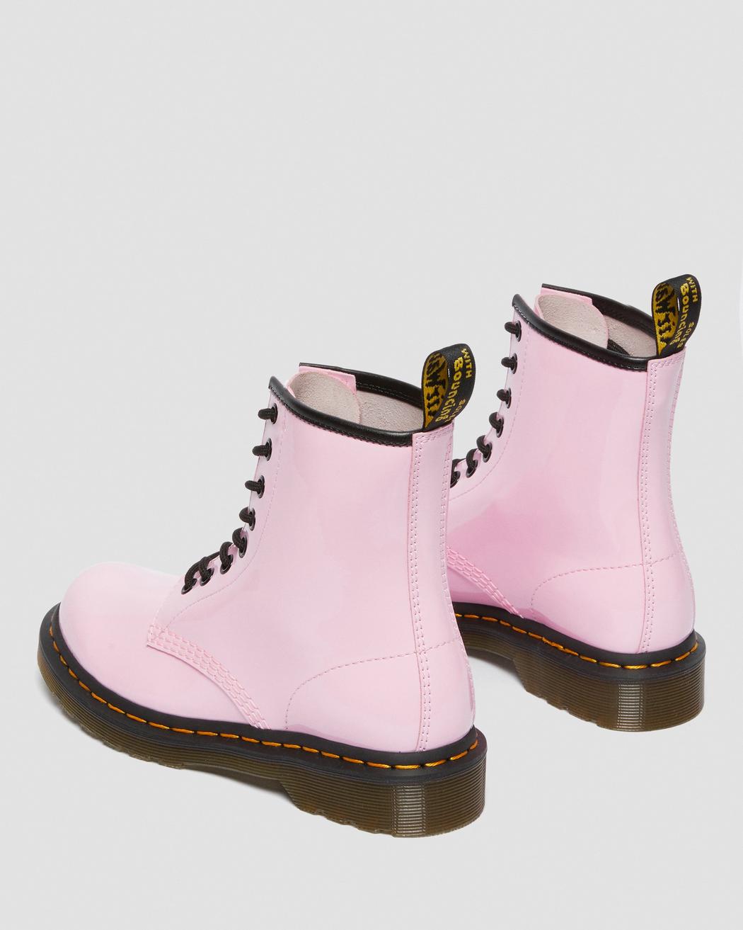 Pink patent shop leather doc martens