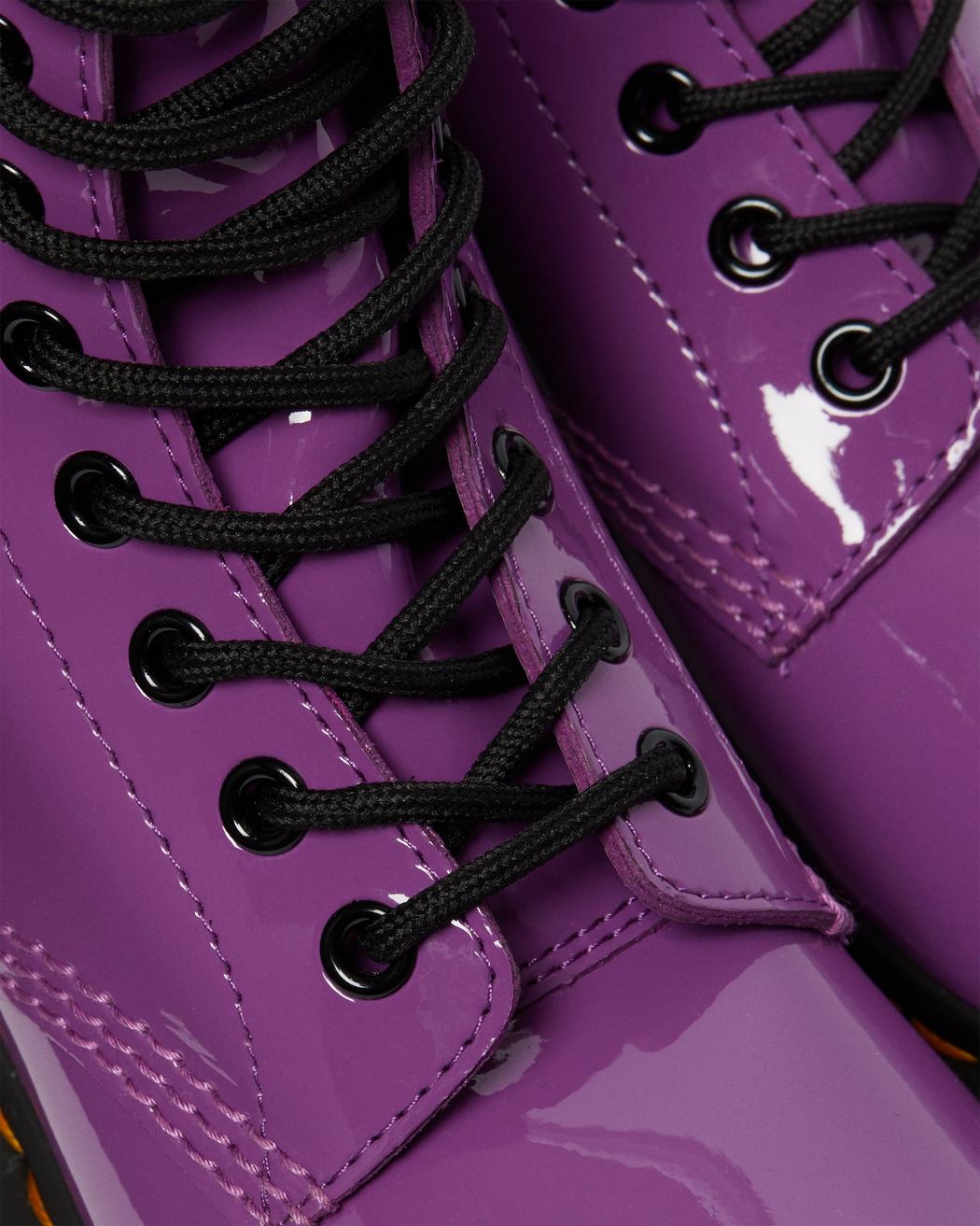 Purple patent leather hot sale doc martens