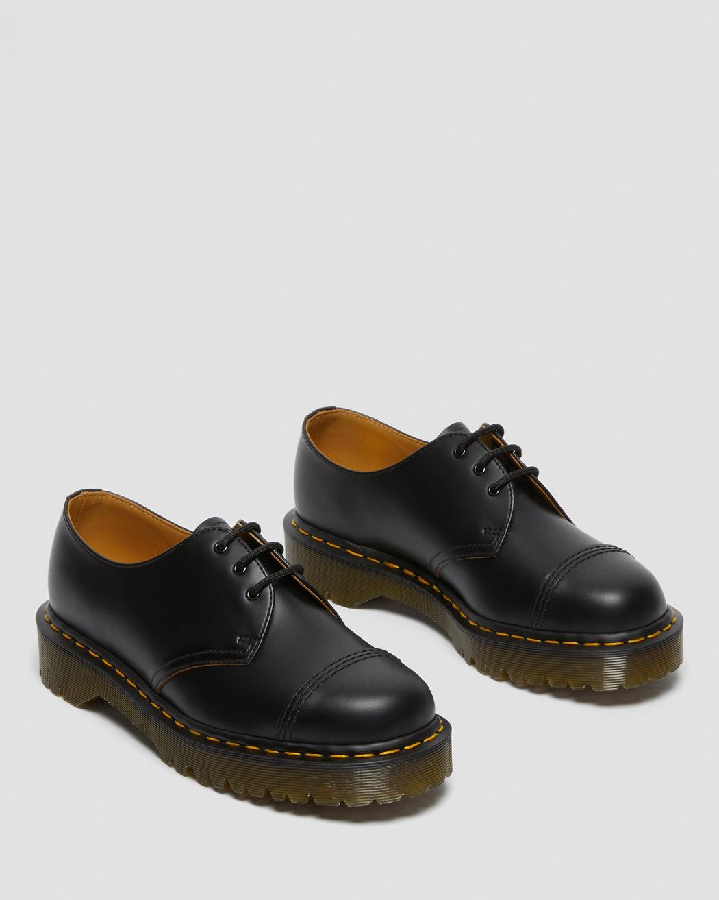 1461 Bex Toe Cap Black Quilon Oxford Shoe Posers Hollywood