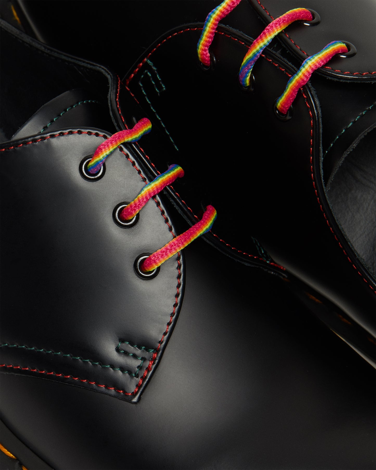 1461 FOR PRIDE BLACK SMOOTH OXFORD