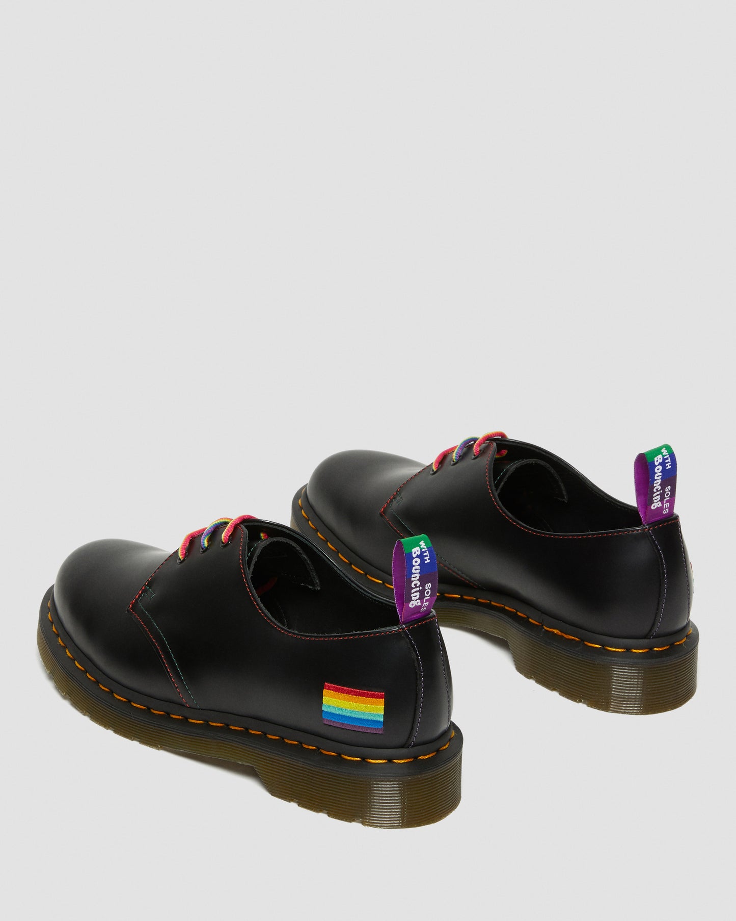 1461 FOR PRIDE BLACK SMOOTH OXFORD