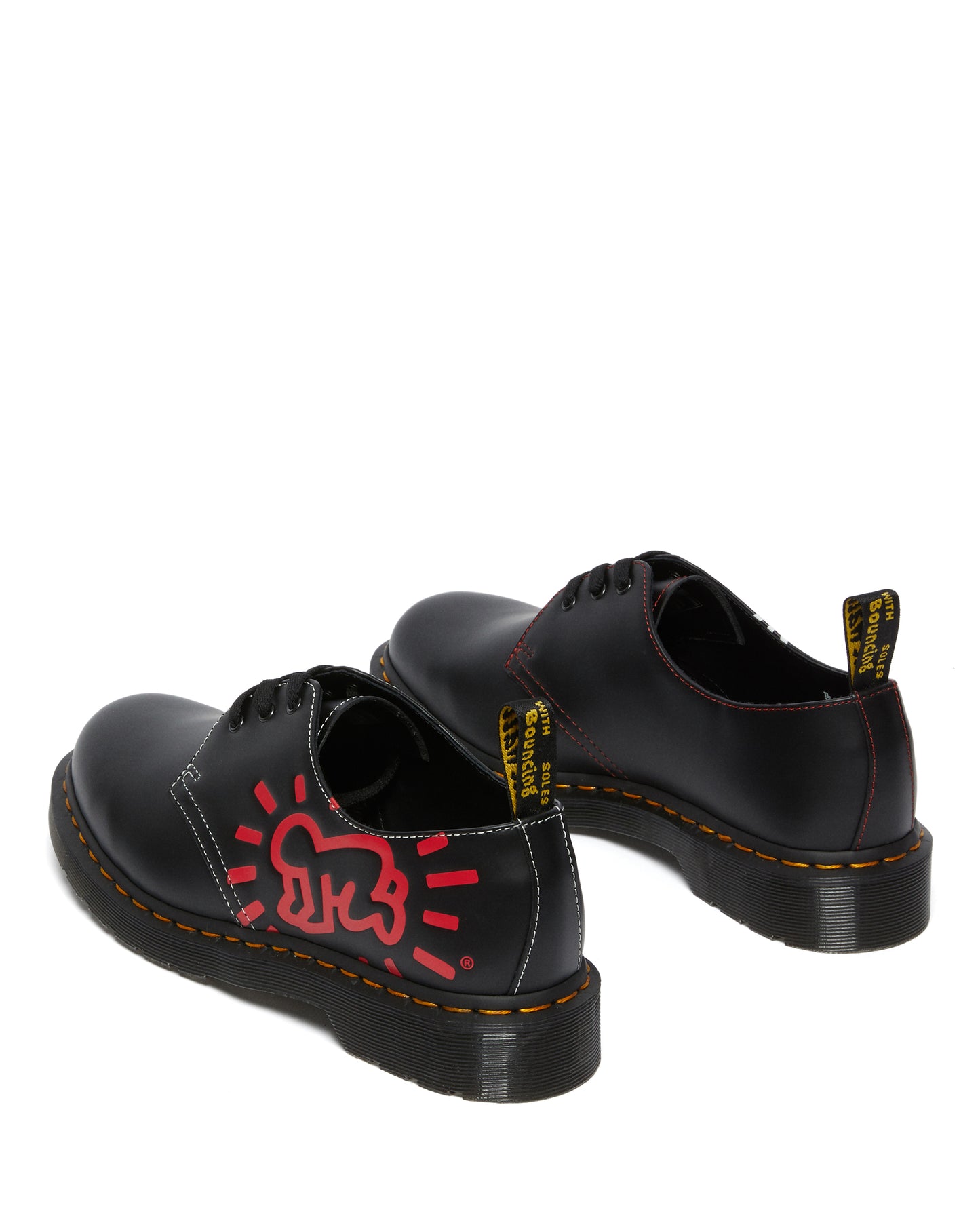 1461 KH ICN BLACK+RED+WHITE KEITH HARING ICN SMOOTH OXFORD