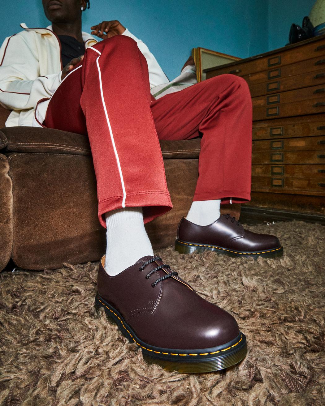 1461 BURGUNDY SMOOTH LEATHER OXFORD SHOE – Posers Hollywood