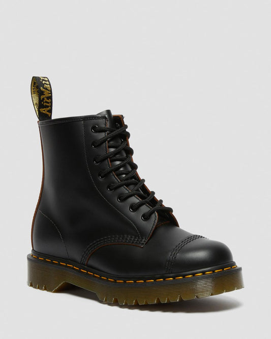 1460 BEX MADE IN ENGLAND TOE CAP LACE UP BOOTS