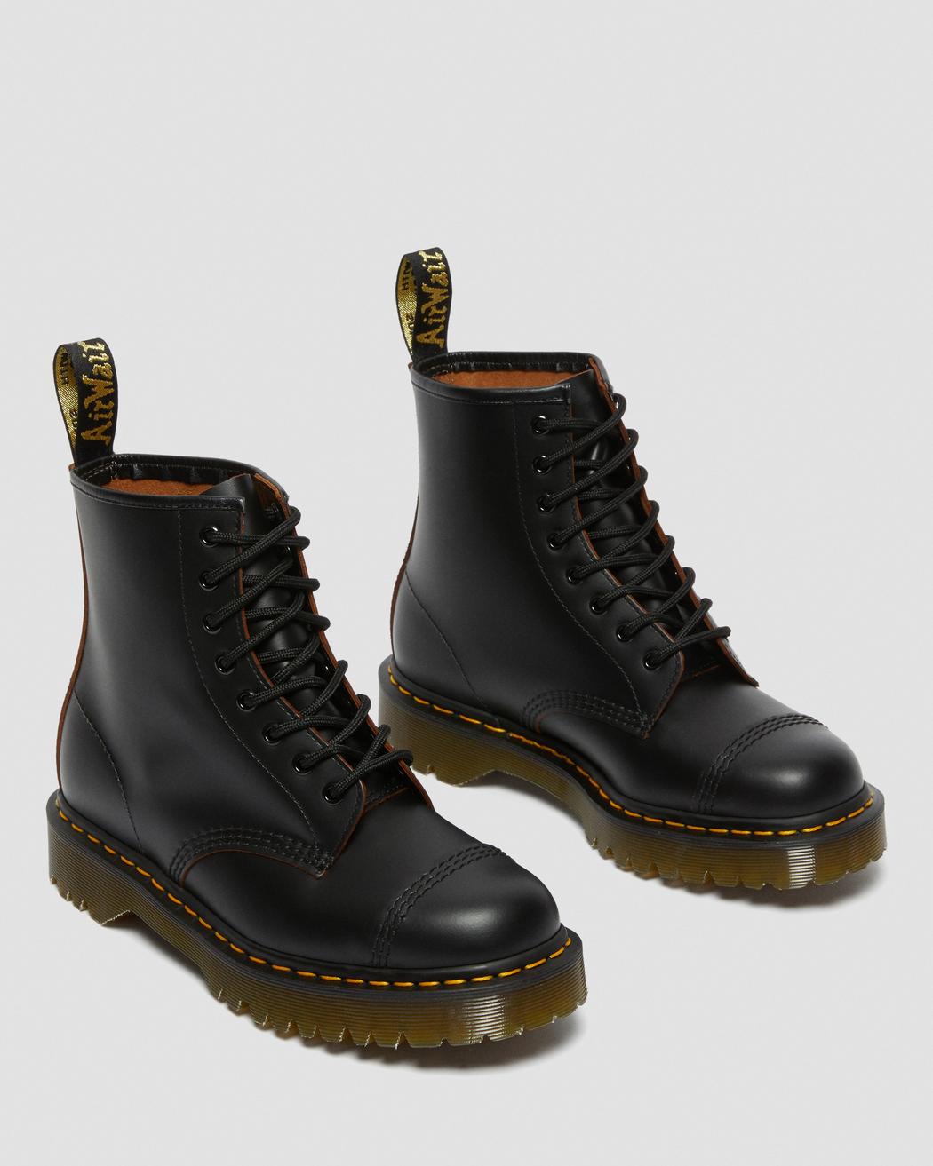 1460 BEX MADE IN ENGLAND TOE CAP LACE UP BOOTS