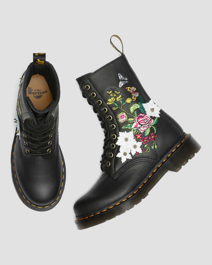 1490 BLOOM BLACK NAPPA LEATHER MID-CALF BOOT