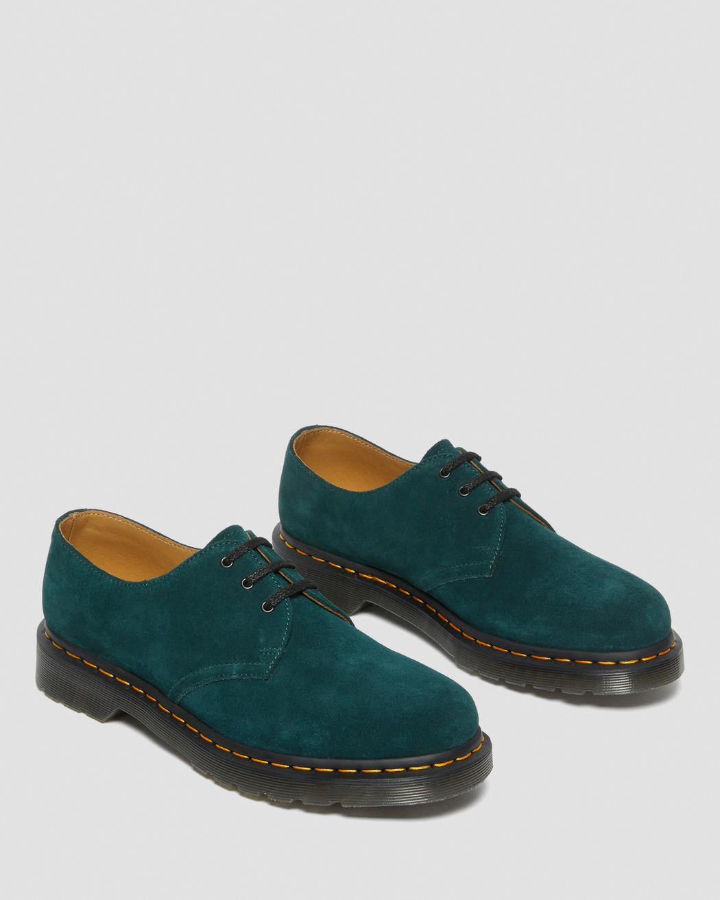 1461 RACER GREEN E.H. SUEDE OXFORD SHOE