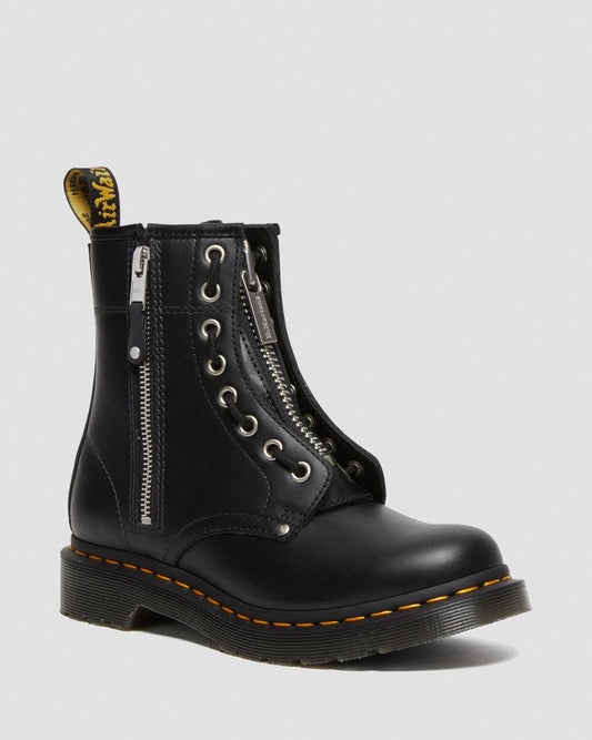 1460 TWIN ZIP BLACK WANAMA BOOT