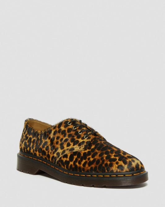 SMITHS HAIR ON LEOPARD PRINT DRESS SHOES
