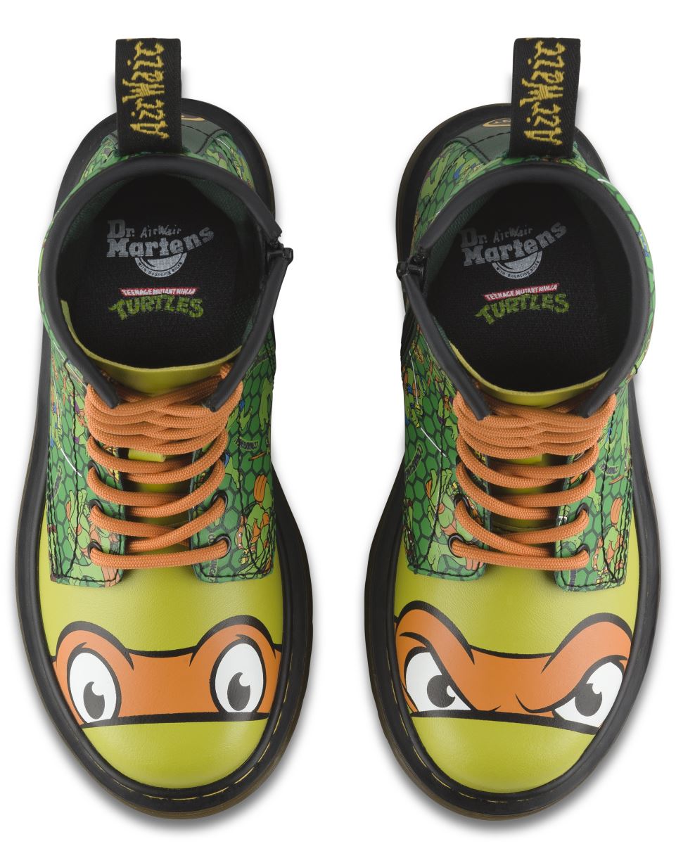 1460 KIDS TMNT MIKEY M GREEN T LAMPER BOOT