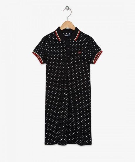 Fred Perry Polka Dot A-Line Dress