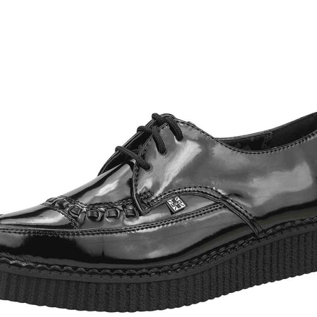 T.U.K Must Basic Black Patent Point Creeper – Posers Hollywood display picture 1