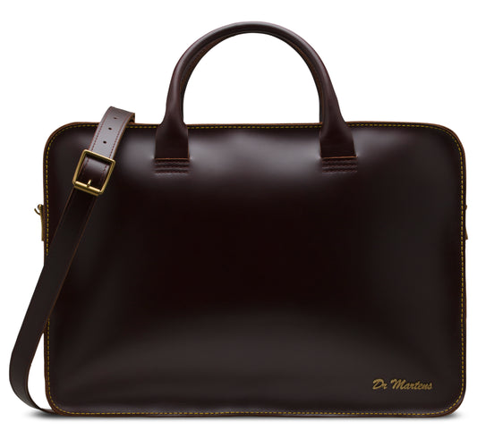 Dr. Martens 7-inch crossbody bag in brown Brando leather, Women's