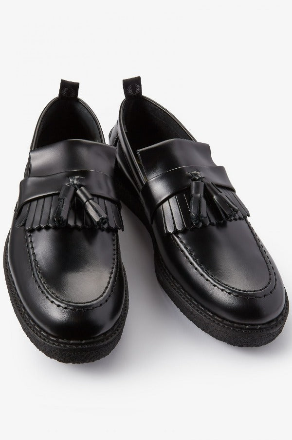 Fred Perry X George Cox Tassel Loafer Blk |