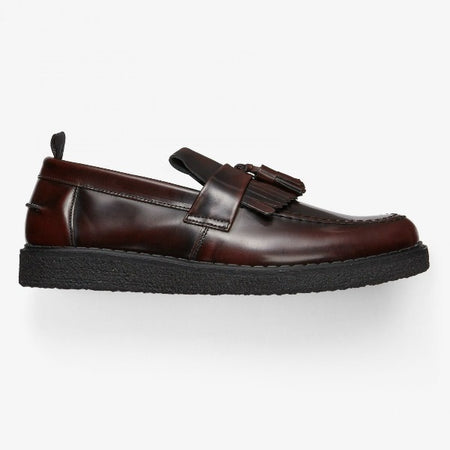 Fred Perry X George Cox Tassel Loafer Oxblood – Posers Hollywood
