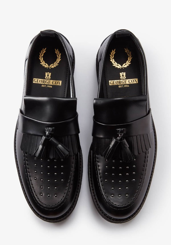 Fred Perry x George Cox Tassel Loafer Stud UK 7 M 8 W 9