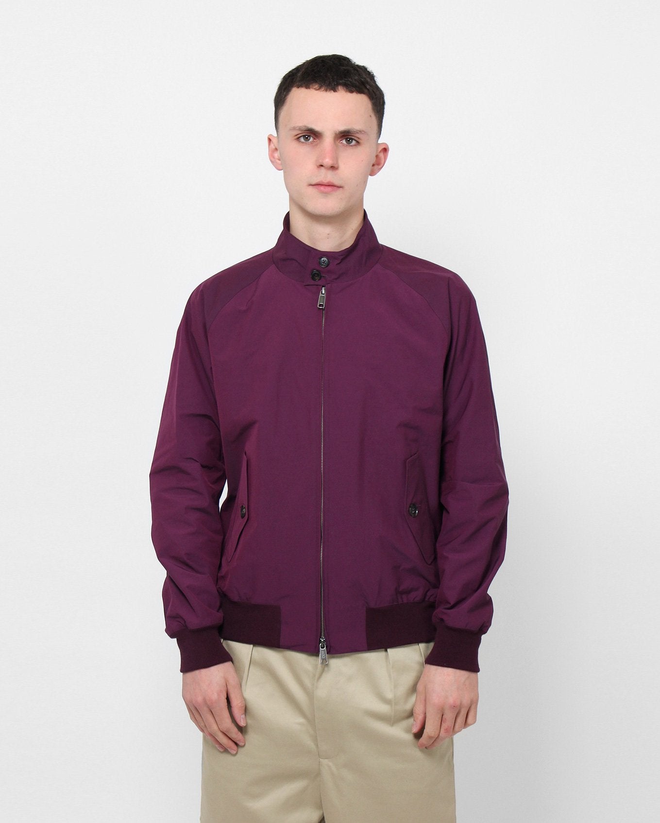 Wine harrington clearance jacket