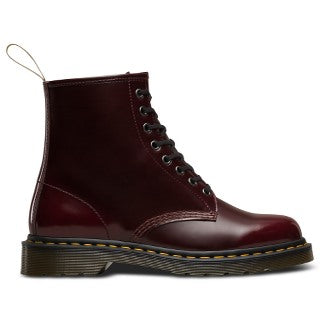 靴 Dr. Martens 1460 Cherry Red UK8 1460 Vegan Cherry Red Oxford Rub Off Boot – Posers Hollywood
