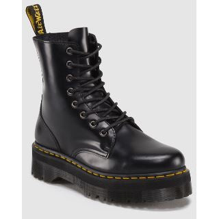 Jadon Black Polished Smooth Boot – Posers Hollywood