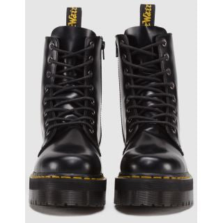 Jadon Black Polished Smooth Boot – Posers Hollywood