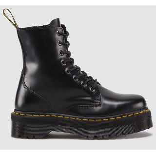 Jadon Black Polished Smooth Boot – Posers Hollywood