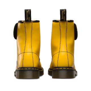 1460 Jake D Yellow Smooth+Synthetic Pu Leather Lace Up Boot