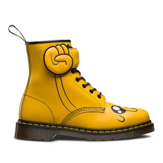1460 Jake D Yellow Smooth+Synthetic Pu Leather Lace Up Boot