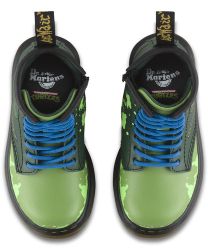 1460 KIDS TMNT LEO L GREEN T LAMPER BOOT