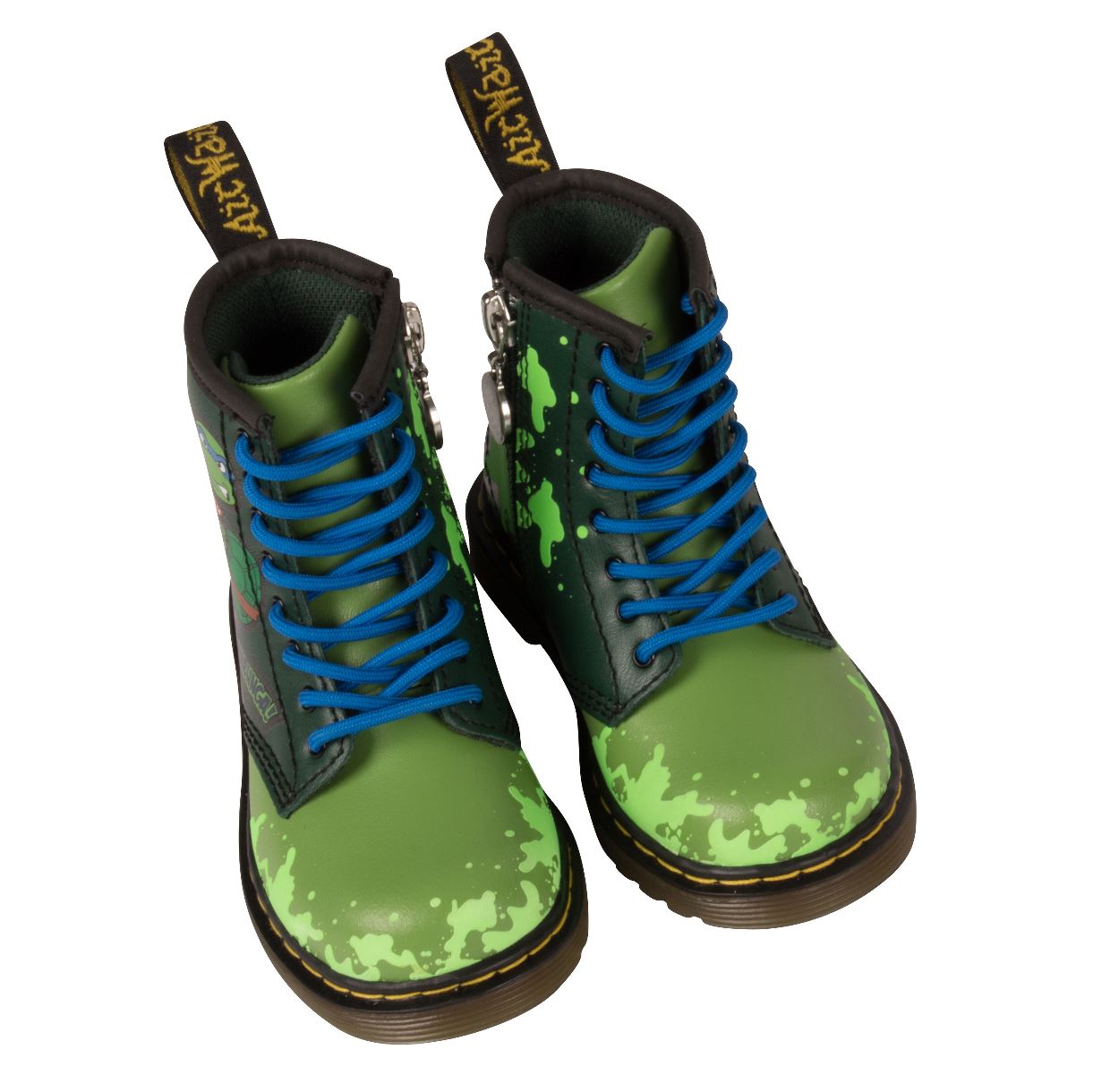 1460 KIDS TMNT LEO L GREEN T LAMPER BOOT