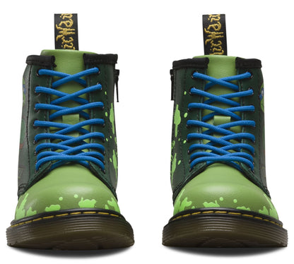 1460 KIDS TMNT LEO L GREEN T LAMPER BOOT