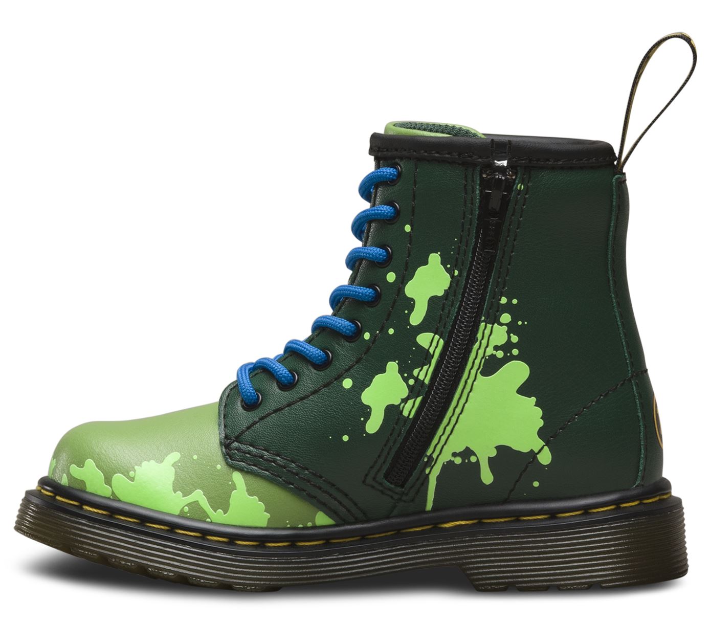 1460 KIDS TMNT LEO L GREEN T LAMPER BOOT
