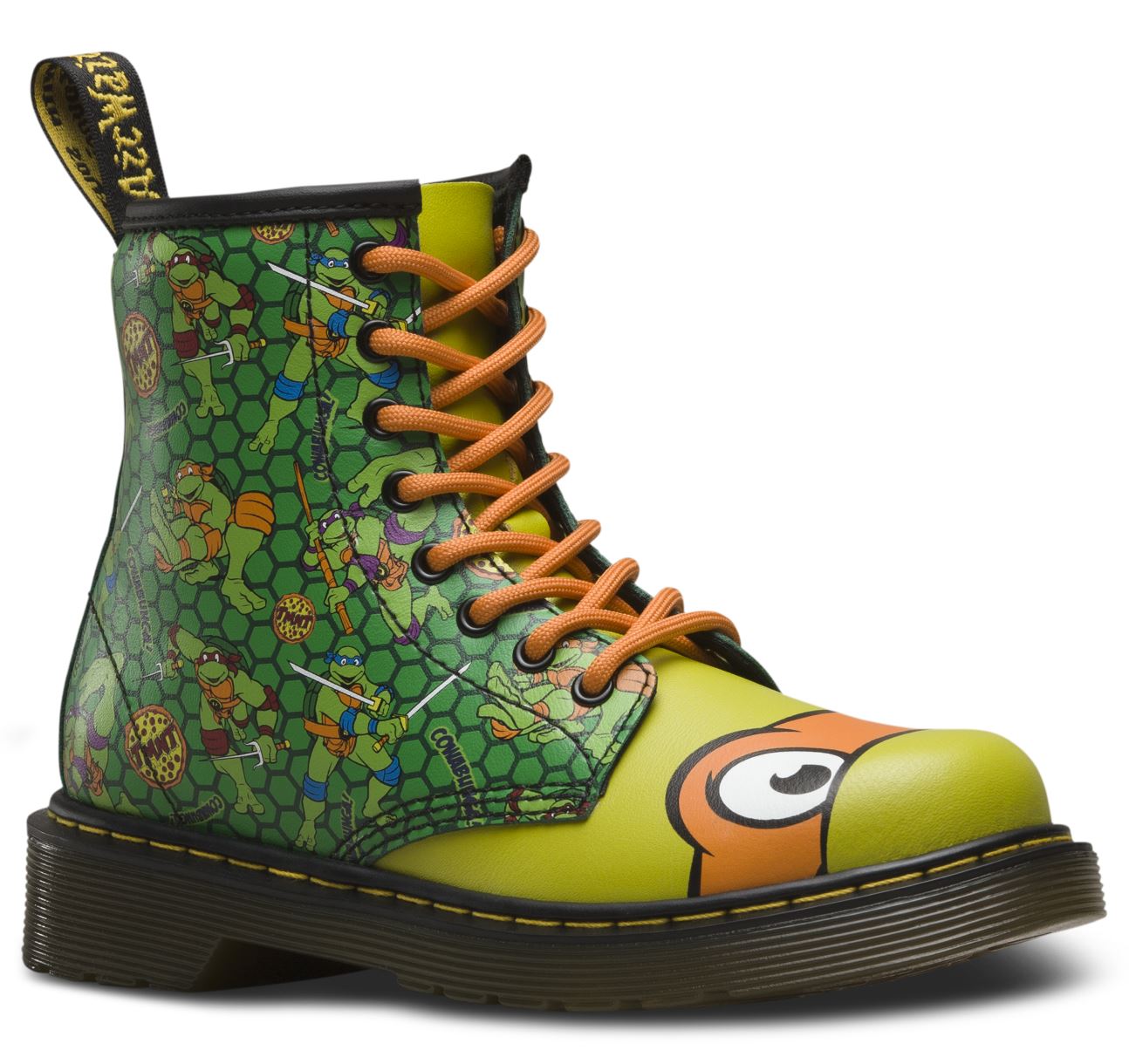 1460 KIDS TMNT MIKEY M GREEN T LAMPER BOOT