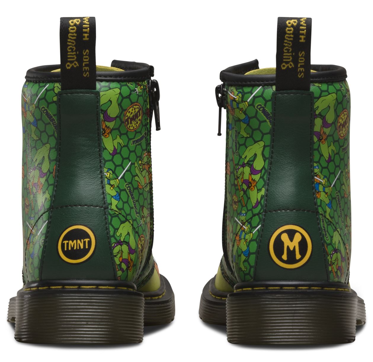 1460 KIDS TMNT MIKEY M GREEN T LAMPER BOOT