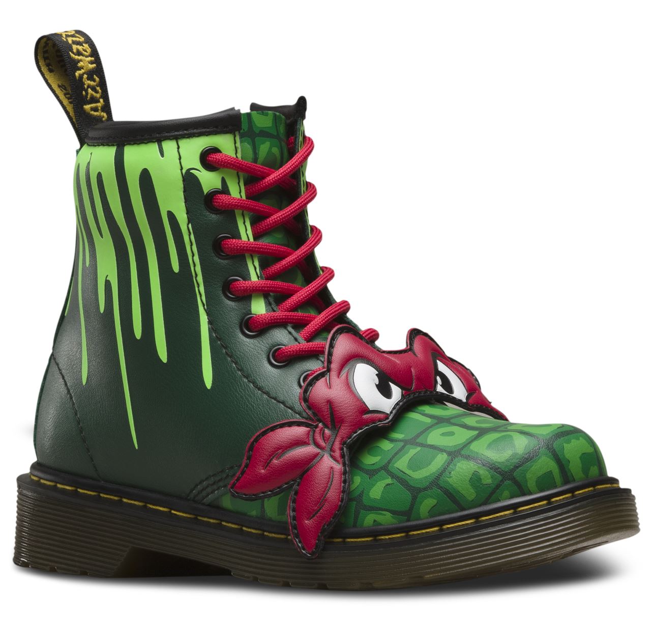 MARTEシャープカ ーブ 1460 Kids Tmnt Raph J Dms Green T Lamper Boots – Posers Hollywood