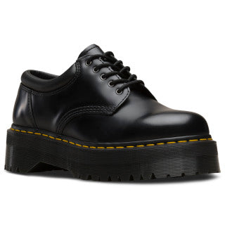Dr.Martens　8053 QUAD ヒンジ モンク シューズ 8053 Quad Black Polished Smooth Platform Oxford Shoes – Posers