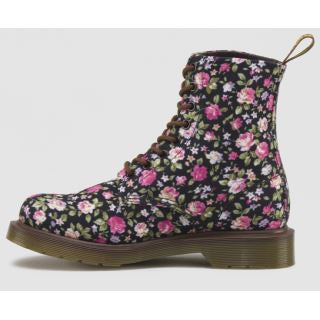 PAGE BLACK ROSE CANVAS BOOT