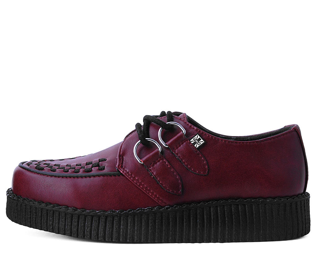 T.U.K CHERRY RED TUKSKIN VEGAN VIVA LOW CREEPER