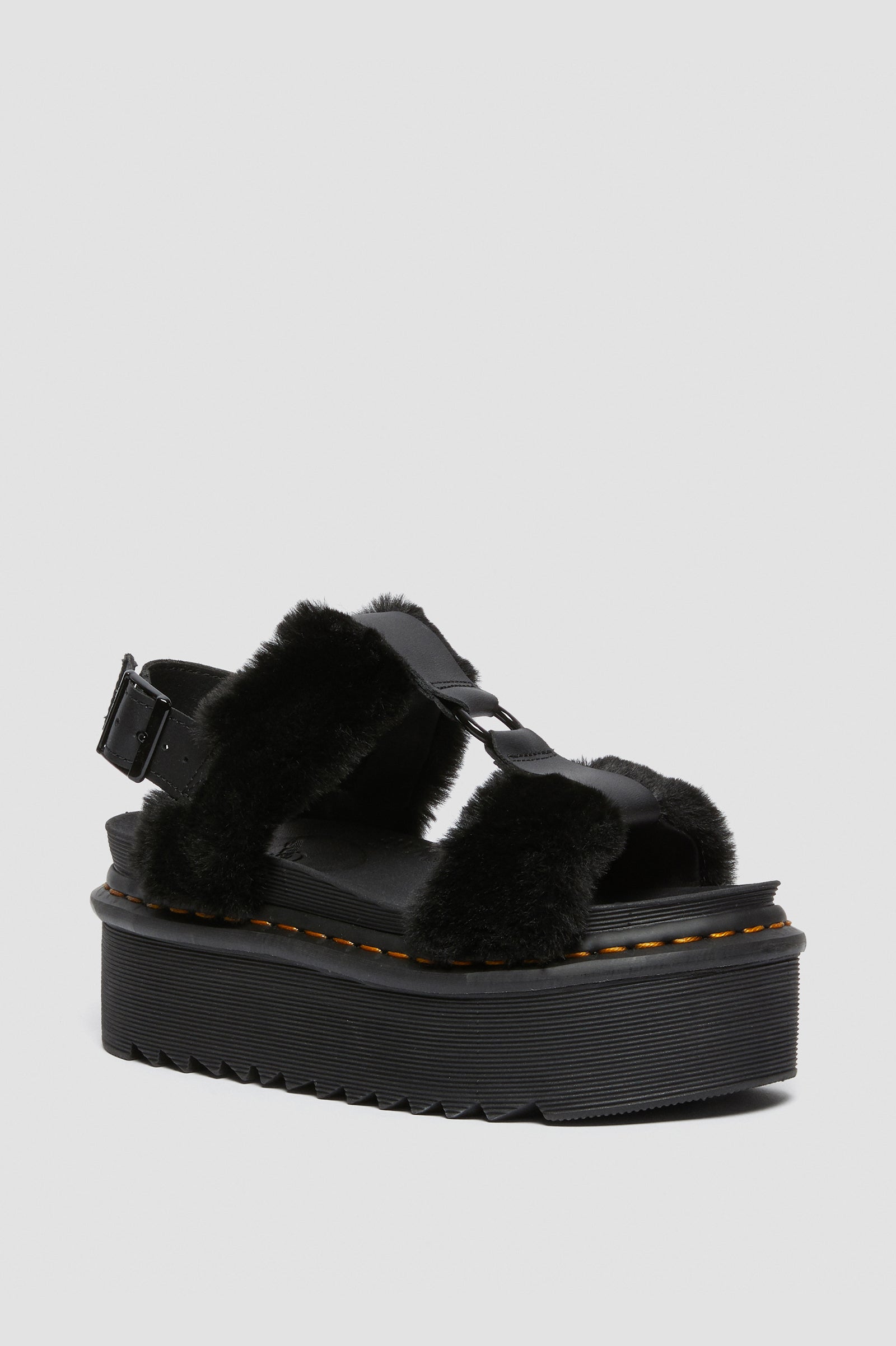 FRANCIS FLUFFY PLATFORM SANDALS – Posers Hollywood