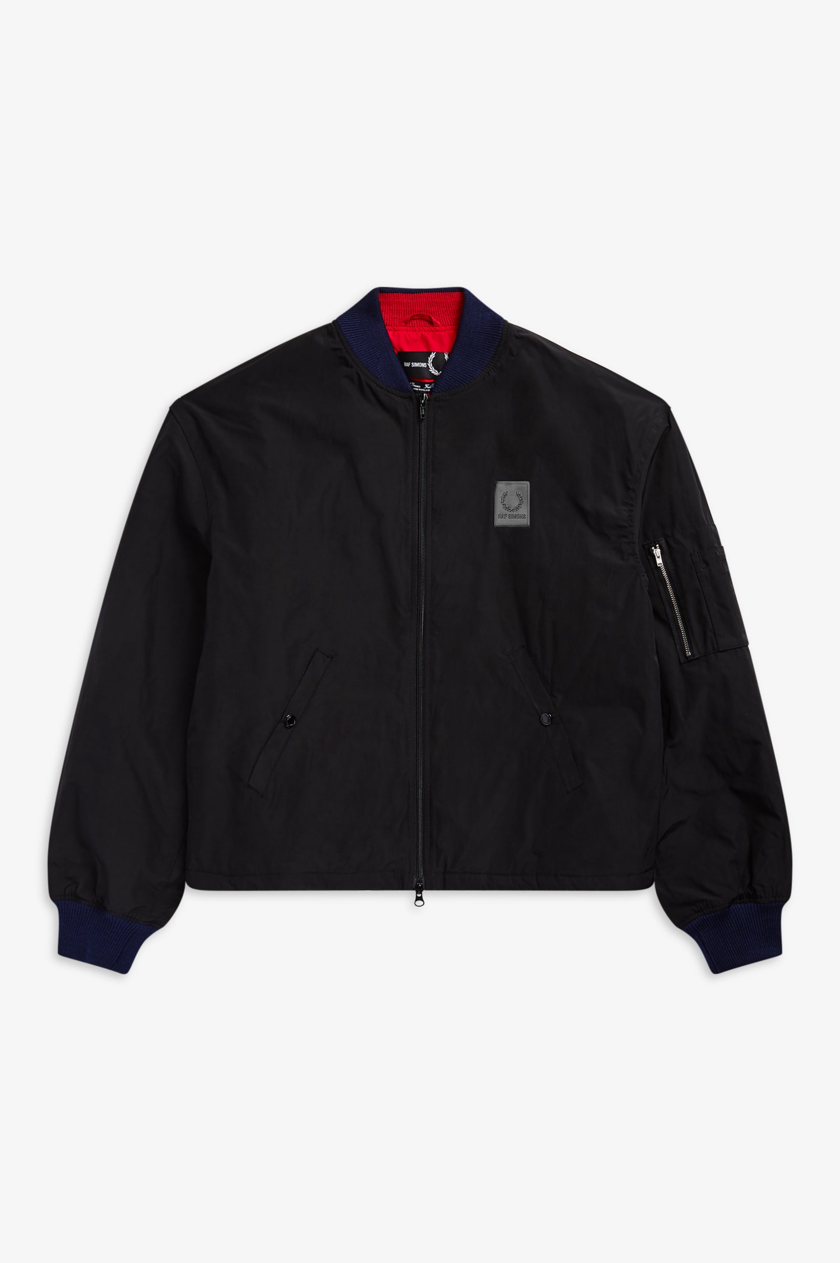 Raf Simons Black Wadded Bomber Jacket – Posers Hollywood