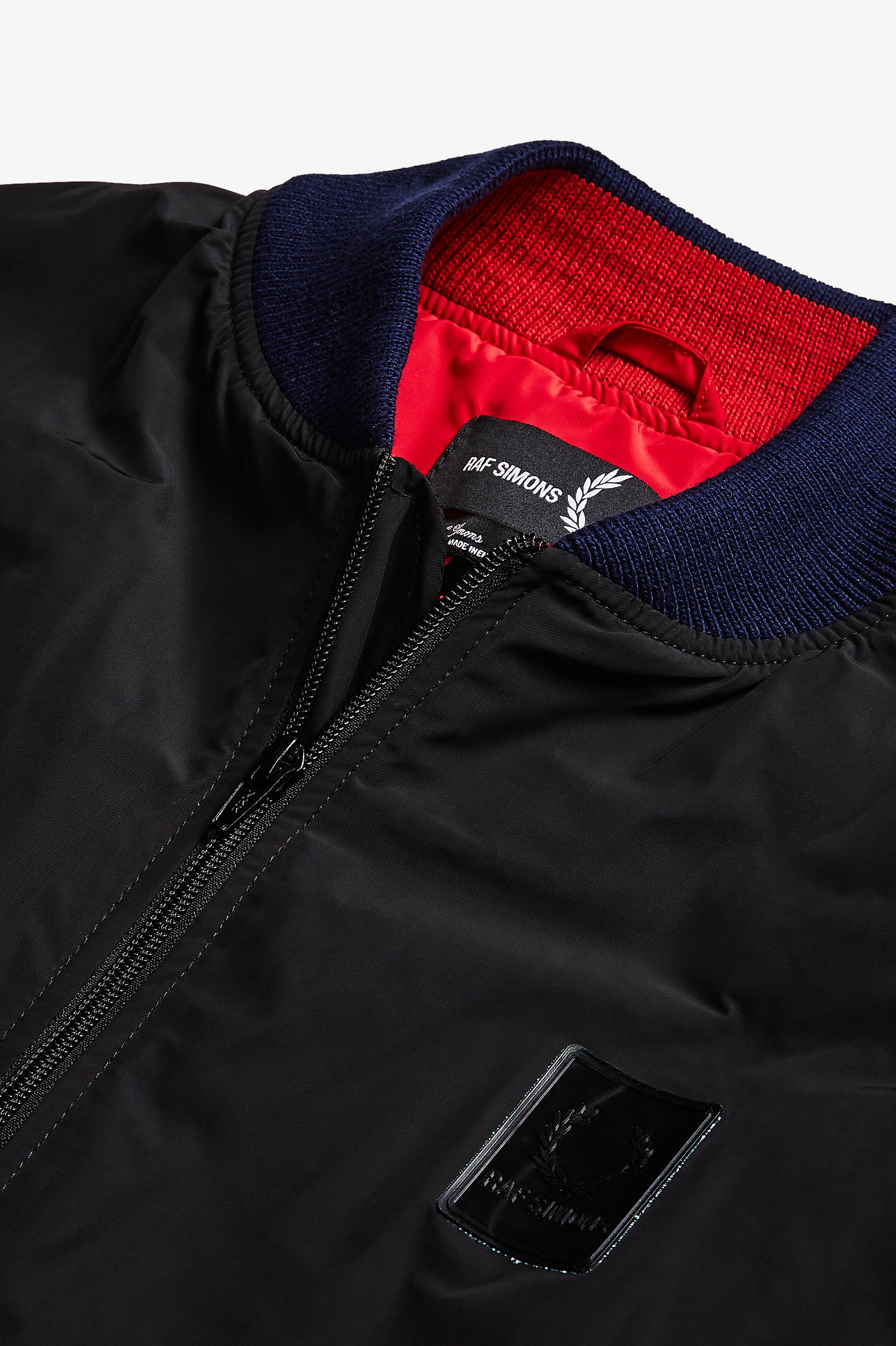 Raf Simons Black Wadded Bomber Jacket – Posers Hollywood