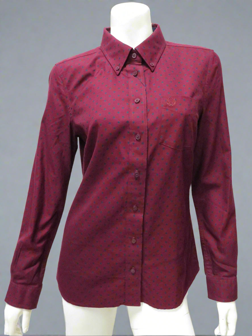 Button-Down L/S Shirt (tawny port)