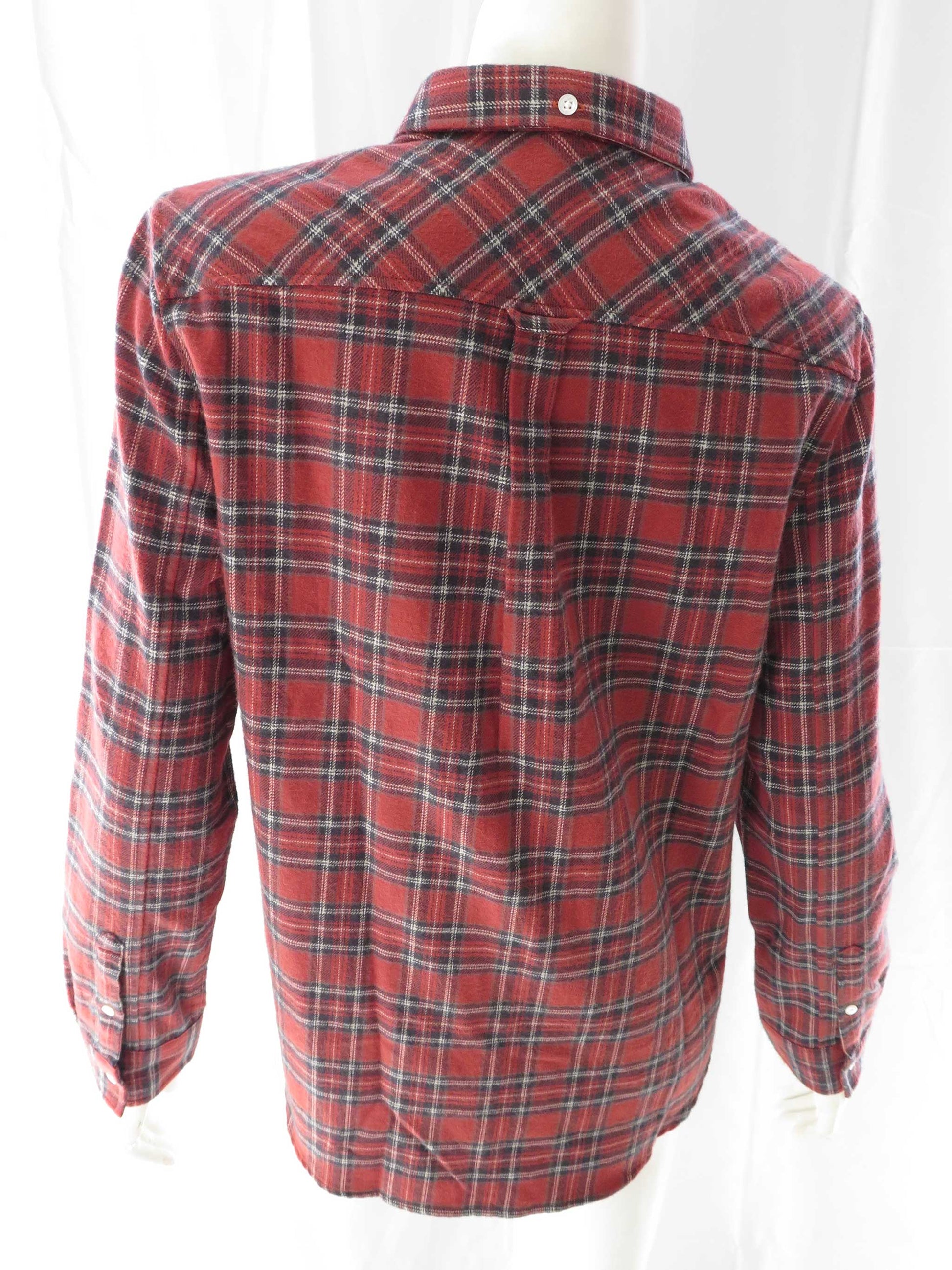 Boyfriend Fit L/S Tartan Flannel Shirt